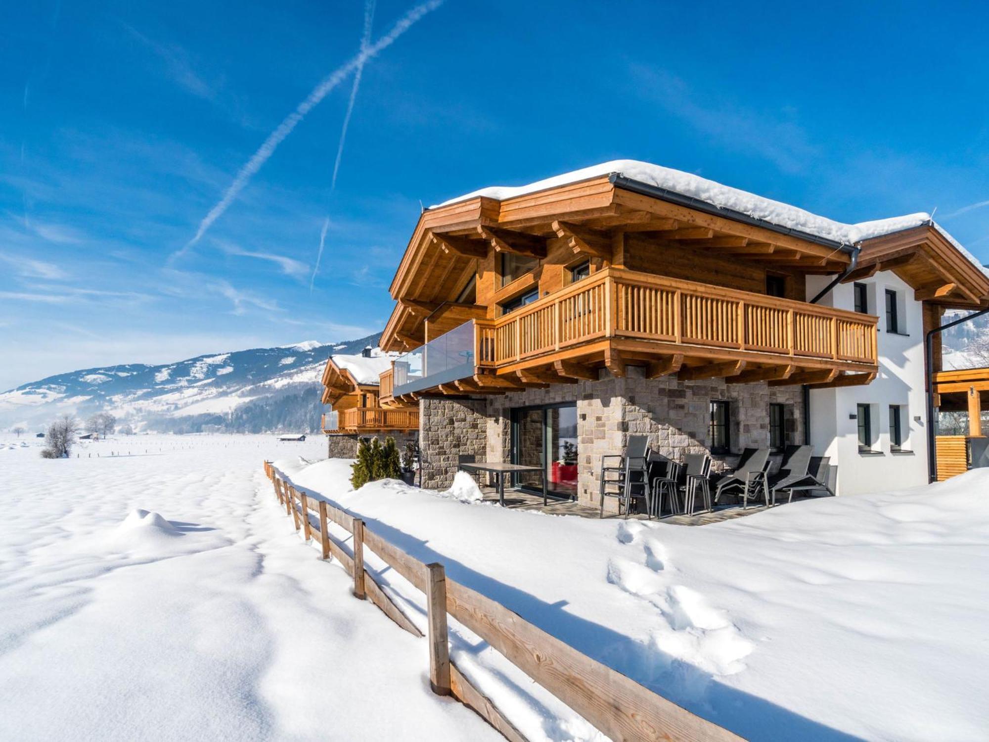 Detached Luxury Holiday Home With Sauna Niedernsill Exterior foto